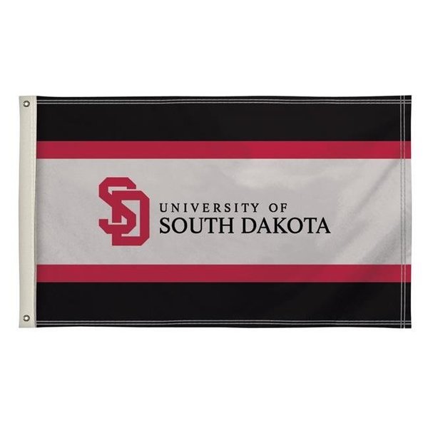 Showdown Displays Showdown Displays 810003USD-001 3 x 5 ft. South Dakota Coyotes NCAA Flag - No.001 810003USD-001